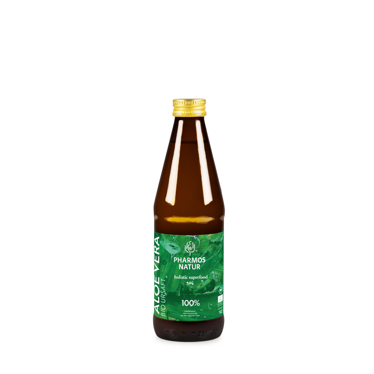 Flasche Aloe Vera Bio Ursaft aus 100 % Aloe Vera Bio Ursaft