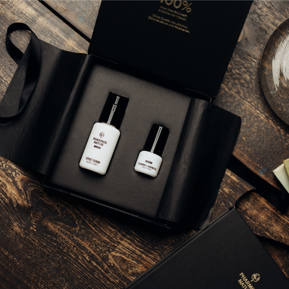 Geschenkset Be Yourself Nature of Men Effect Serum und Cleansing & Shaving Oil 