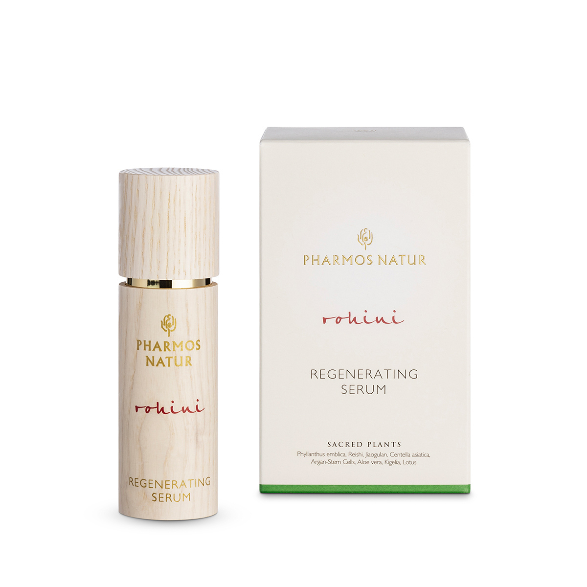 ROHINI REGENERATING SERUM Gesichtsserum mit Bio Aloe Vera, Centella Asiatica und Reishi