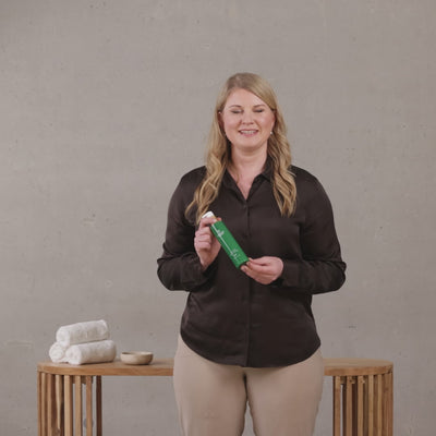 Erklärvideo zur Calvin Body Lotion durch Cathrin Lorenscheit Schulungsleitung Pharmos Natur